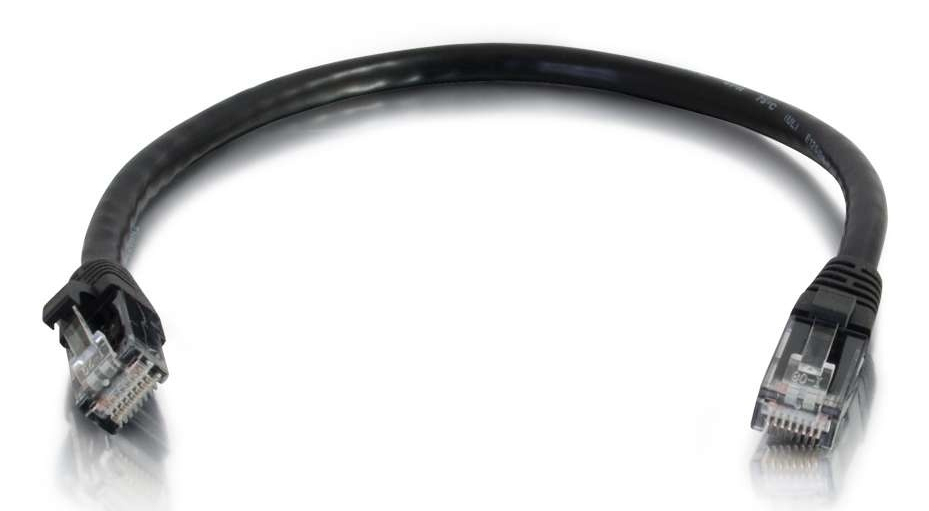 Patch cable - CAT6 - Utp - Snagless - 30cm - Black