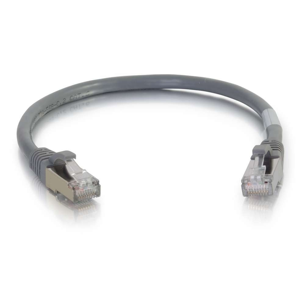 Patch cable - CAT6a - Stp - Snagless - 10m - Grey