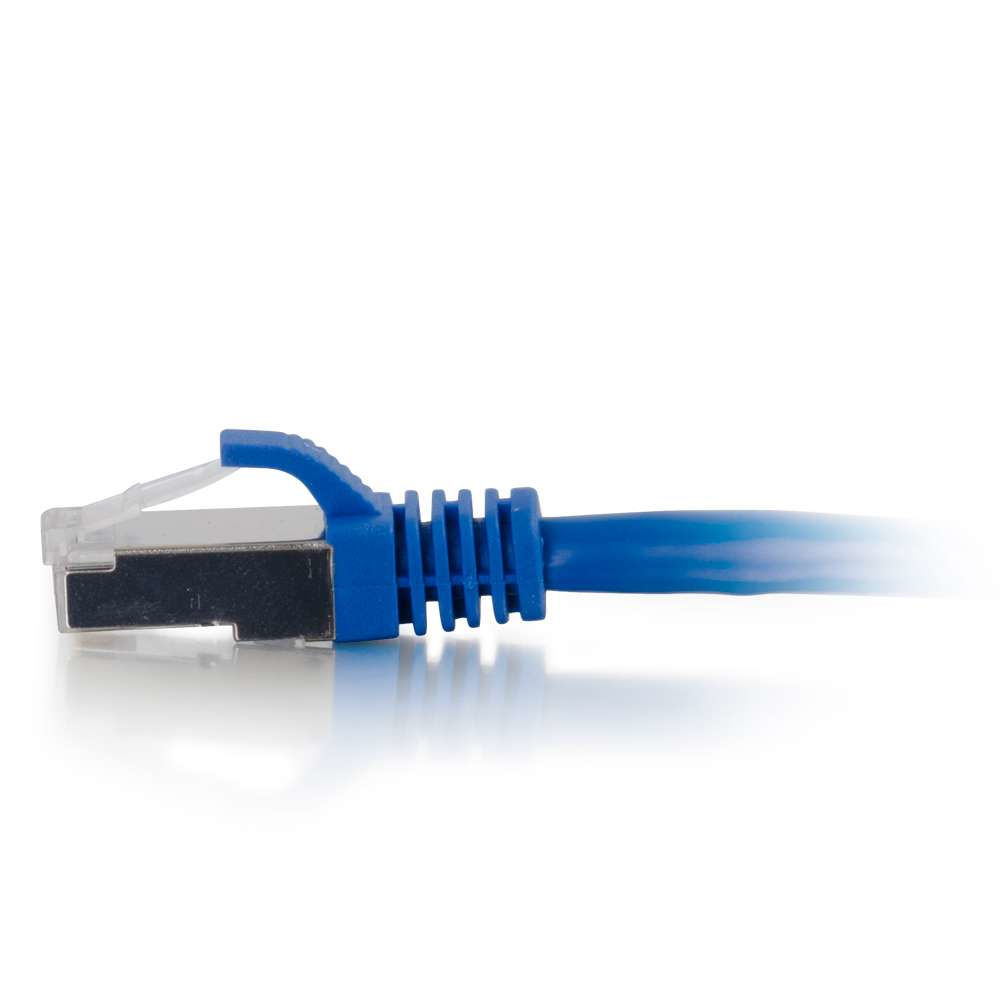 Patch cable - CAT6a - Stp - Snagless - 10m - Blue