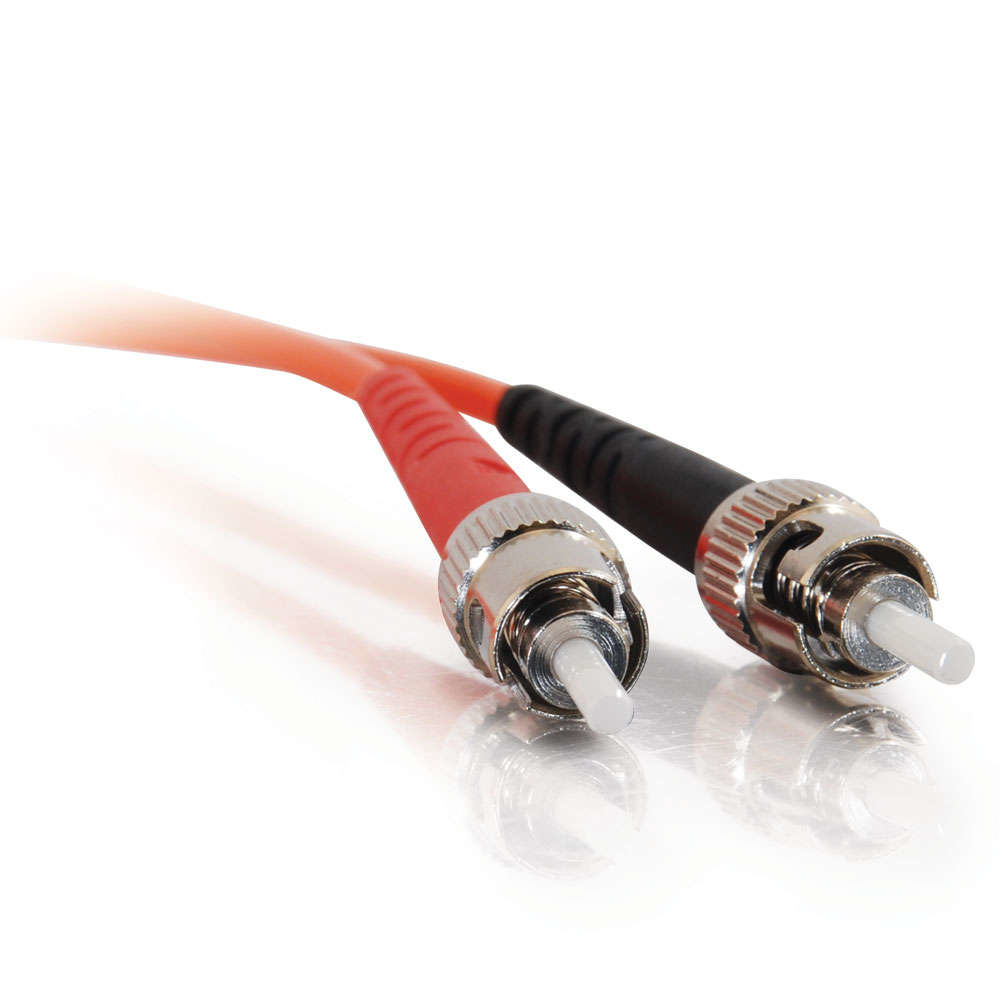 Fibre Optic Cable St-st 62.5/125 Om1 Duplex Multimode Pvc (lszh) Orange 15m