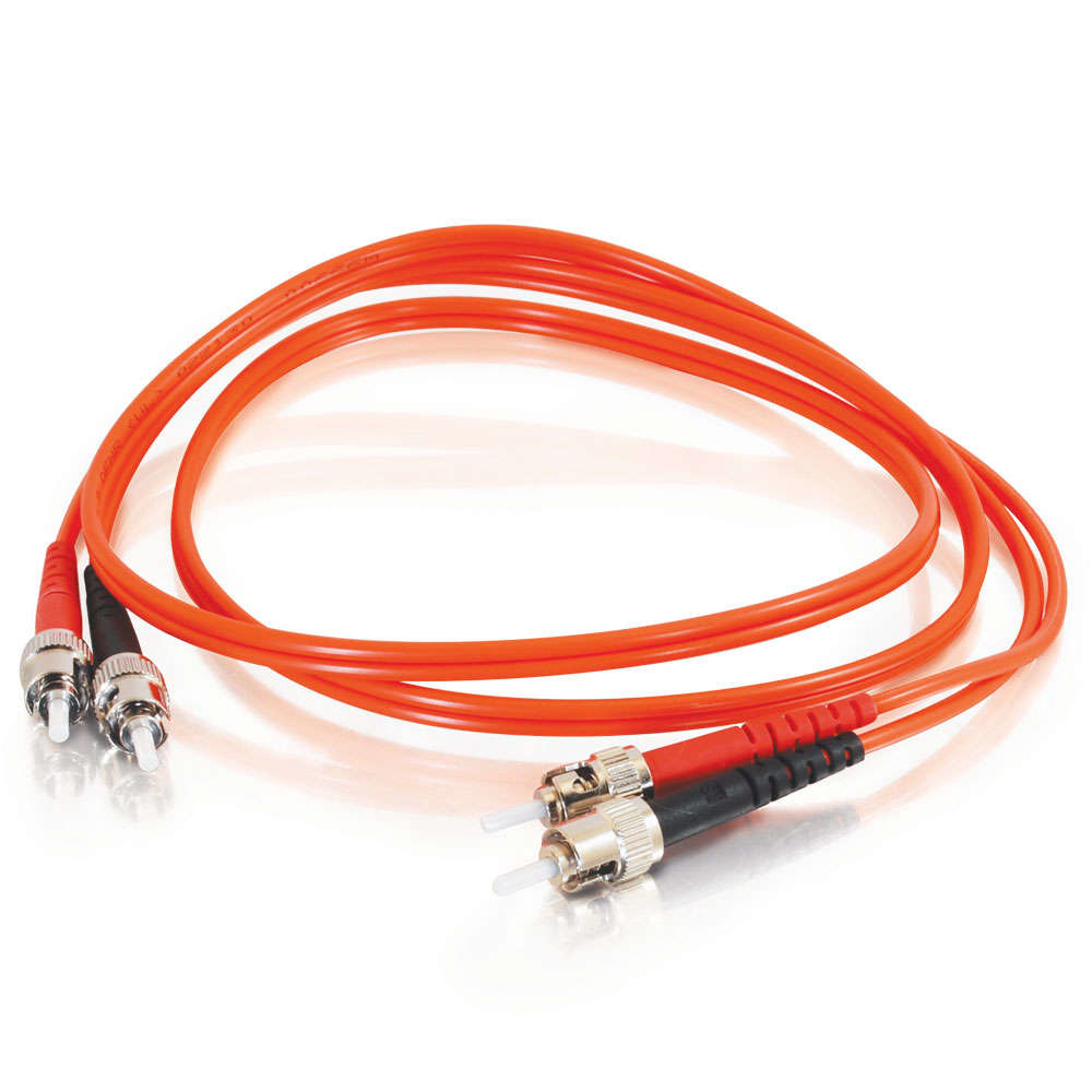 Fibre Optic Cable St-st 62.5/125 Om1 Duplex Multimode Pvc (lszh) Orange 15m