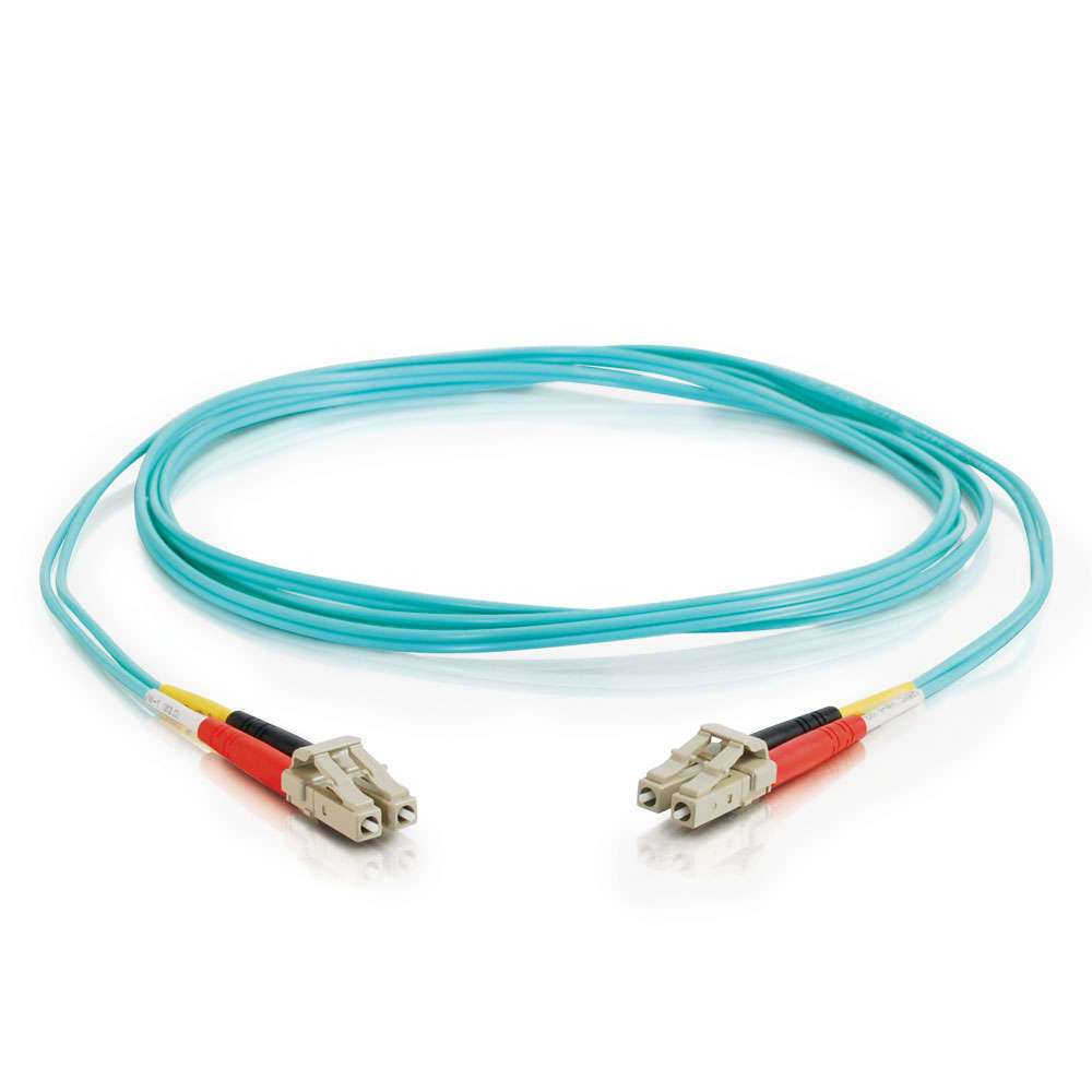 Fibre Optic Cable Lc-lc 10GB 50/125 Om3 Duplex Multimode Pvc (lszh) Blue 10m