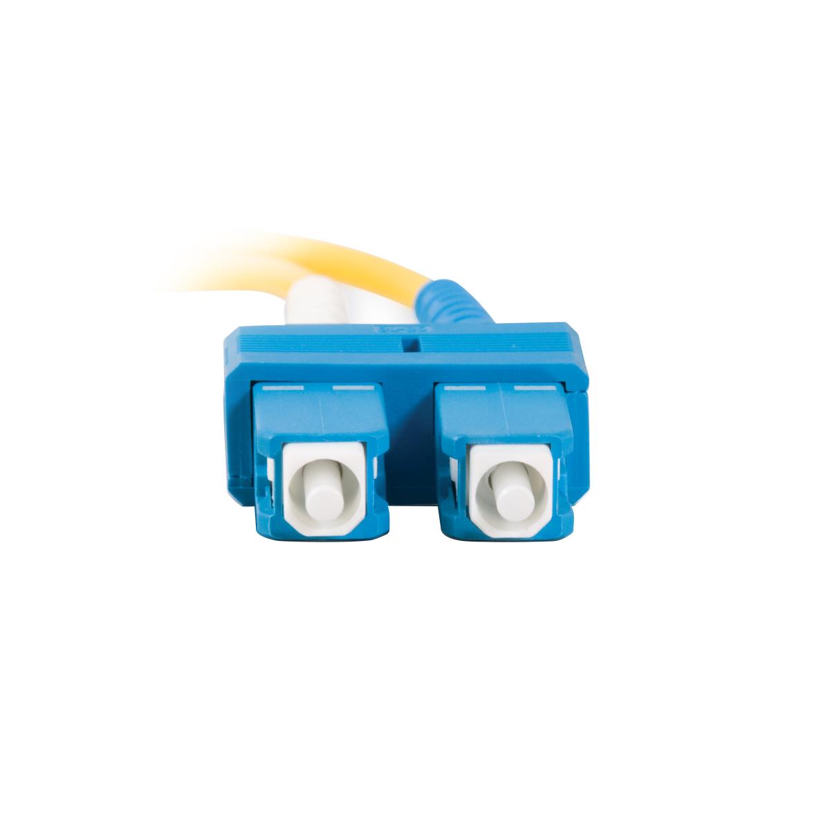 Fibre Optic Cable Sc-sc 9/125 Os1 Duplex Singlemode Pvc (lszh) Yellow 10m