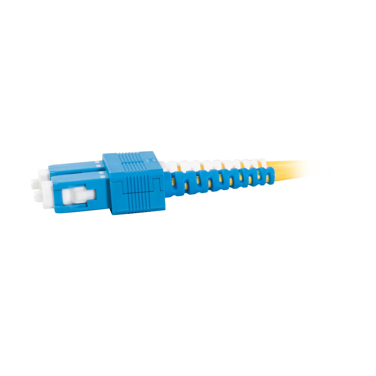 Fibre Optic Cable Lc-lc 9/125 Os1 Duplex Singlemode Pvc (lszh) Yellow 5m