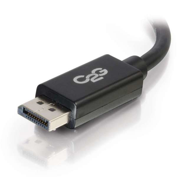 DisplayPort Cable With Latches M/m Black 5m