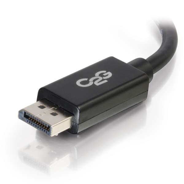 DisplayPort Cable With Latches M/m Black 10m