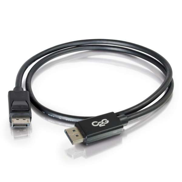 DisplayPort Cable With Latches M/m Black 10m