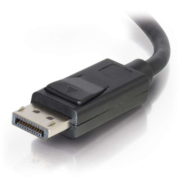DisplayPort Cable With Latches M/m Black 10m