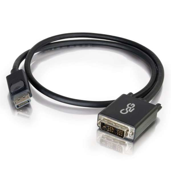DisplayPort Male To Single Link DVI-d Male Adapter Cable Black 1m
