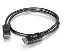 DisplayPort Cable With Latches M/m Black 7m