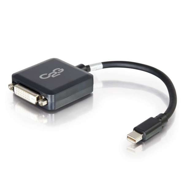 Mini DisplayPort M To DVI F Black 20cm