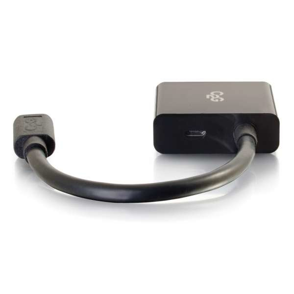 Cable Mini Hdmi To Vga Dongle With Power