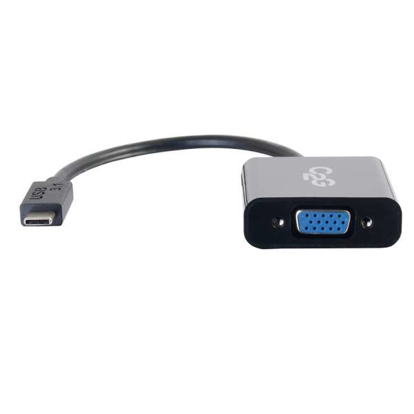 USB C To Vga Video Adapter Black