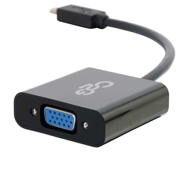 USB C To Vga Video Adapter Black
