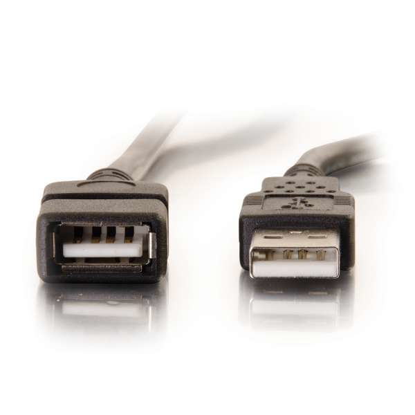 USB 2.0 A Male to A Female Extention Cable 1m