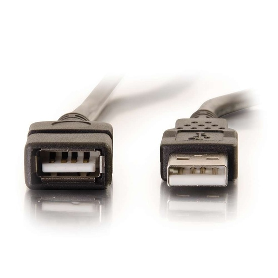 USB 2.0 A Male To A Female Extention Cable 3m