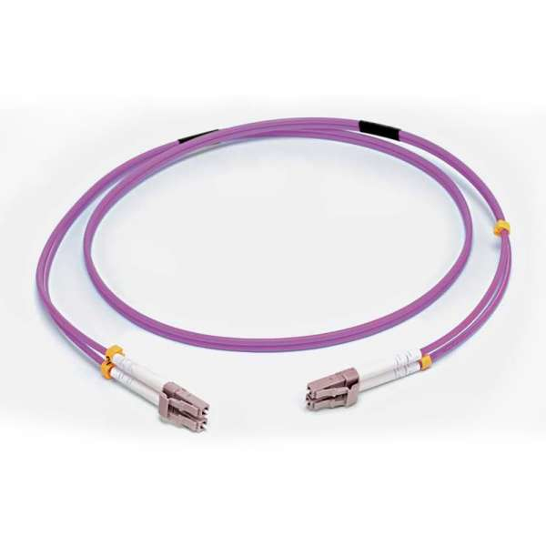 Fibre Patch LC/LC OM4 LSZH  - 2m Purple