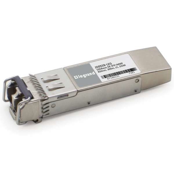 HP JD092B Compatible 10GBase-SR SFP+ Transceiver Module with Digital Optical Monitoring (Multimode, 850nm, 300m, LC, DOM) - TAA Compliant