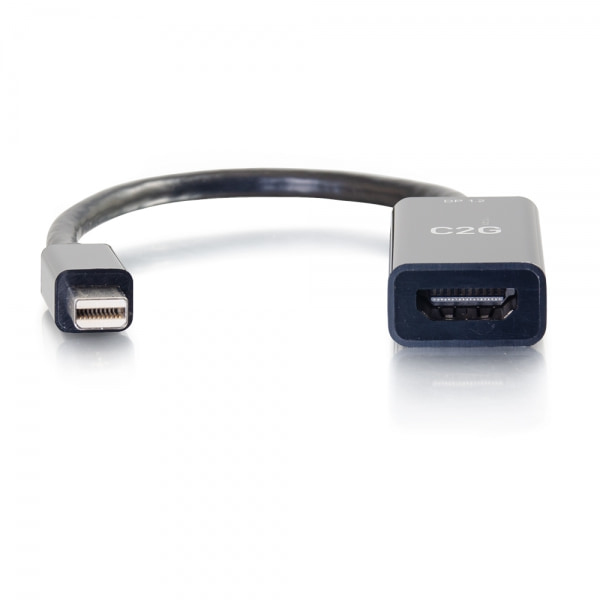 Mini DisplayPort Male to HDMI Female Passive Adapter Converter 4K 30Hz 20cm