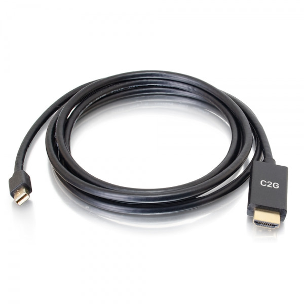 Mini DisplayPort Male to HDMI Male Passive Adapter Cable 4K 30Hz 2m