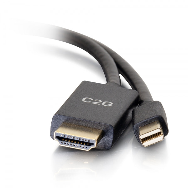 Mini DisplayPort Male to HDMI Male Passive Adapter Cable 4K 30Hz 2m