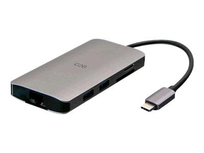 Mini Dock USB-C - HDMI / 2x USB 3.0 A / RJ-45 / SD Card Reader - 100W USB Power Delivery - 4K 30Hz