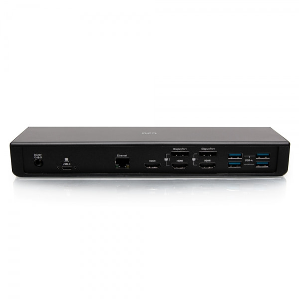 Dock USB-C - 2x USB-C / 3x USB 3.0 A / 3.5mm / RJ-45 /HDMI / DisplayPort - 85W USB Power Delivery - 4K 30Hz