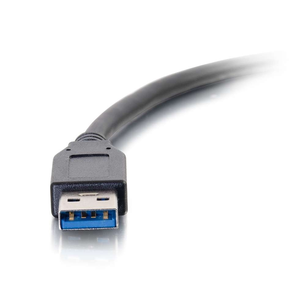 USB-C Male to USB-A Male Cable - USB 3.2 Gen 1 (5Gbps) - White 90cm