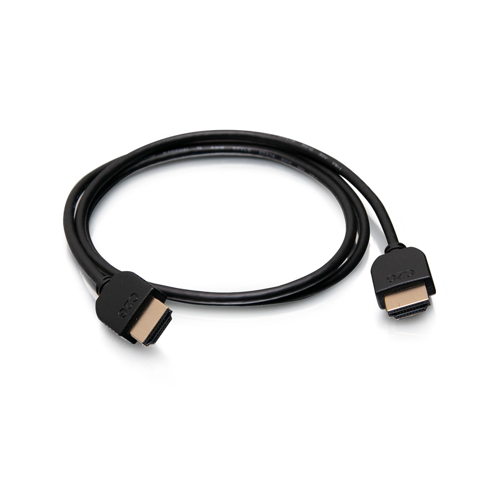 Flexible High Speed HDMI Cable with Low Profile Connectors - 4K 60Hz 60cm