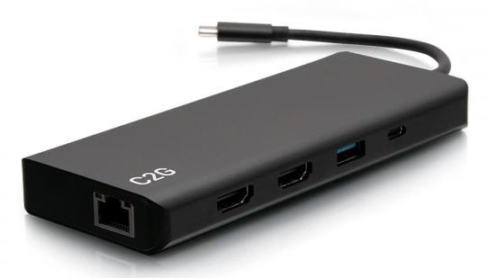 Dual Display Dock USC-C - USB-C Female / 3x USB 3.0 A Female / USB-A Female / 3.5mm Female / RJ-45 Female / 2x HDMI Female - 60W USB Power Delivery