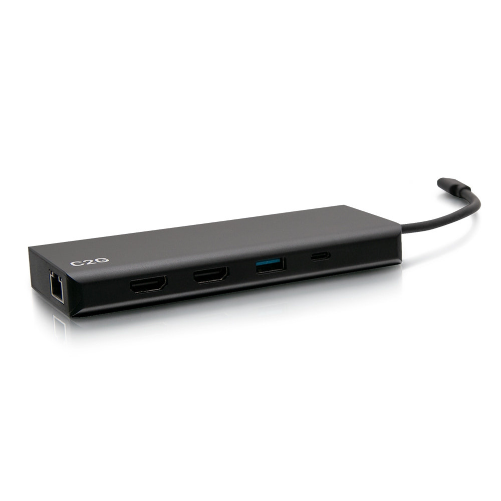 Dual Display Dock USC-C - USB-C Female / 3x USB 3.0 A Female / USB-A Female / 3.5mm Female / RJ-45 Female / 2x HDMI Female - 60W USB Power Delivery