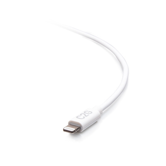 USB-A Male to Lightning Male Sync and Charging Cable - White 3m