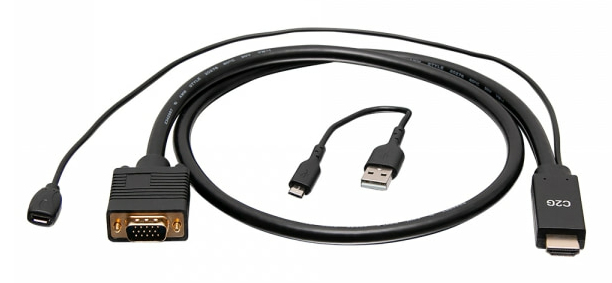 HDMI to VGA Active Video Adapter Cable - 1080p 3m
