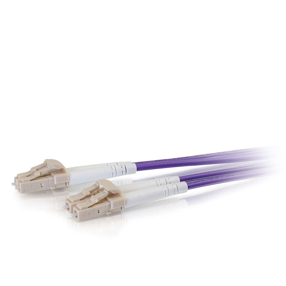 LC/SC OM4 LSZH Fibre Patch - Purple 30m