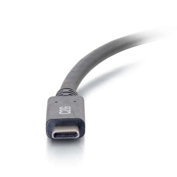USB-C Male to USB-A Male Cable - USB 3.2 Gen 1 (5Gbps) - Black 90cm
