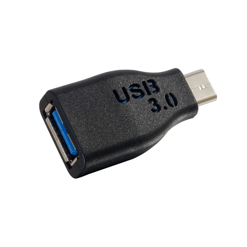 USB 3.0 (USB 3.1 Gen 1) USB-C to USB-A Adapter Converter M/F - Black