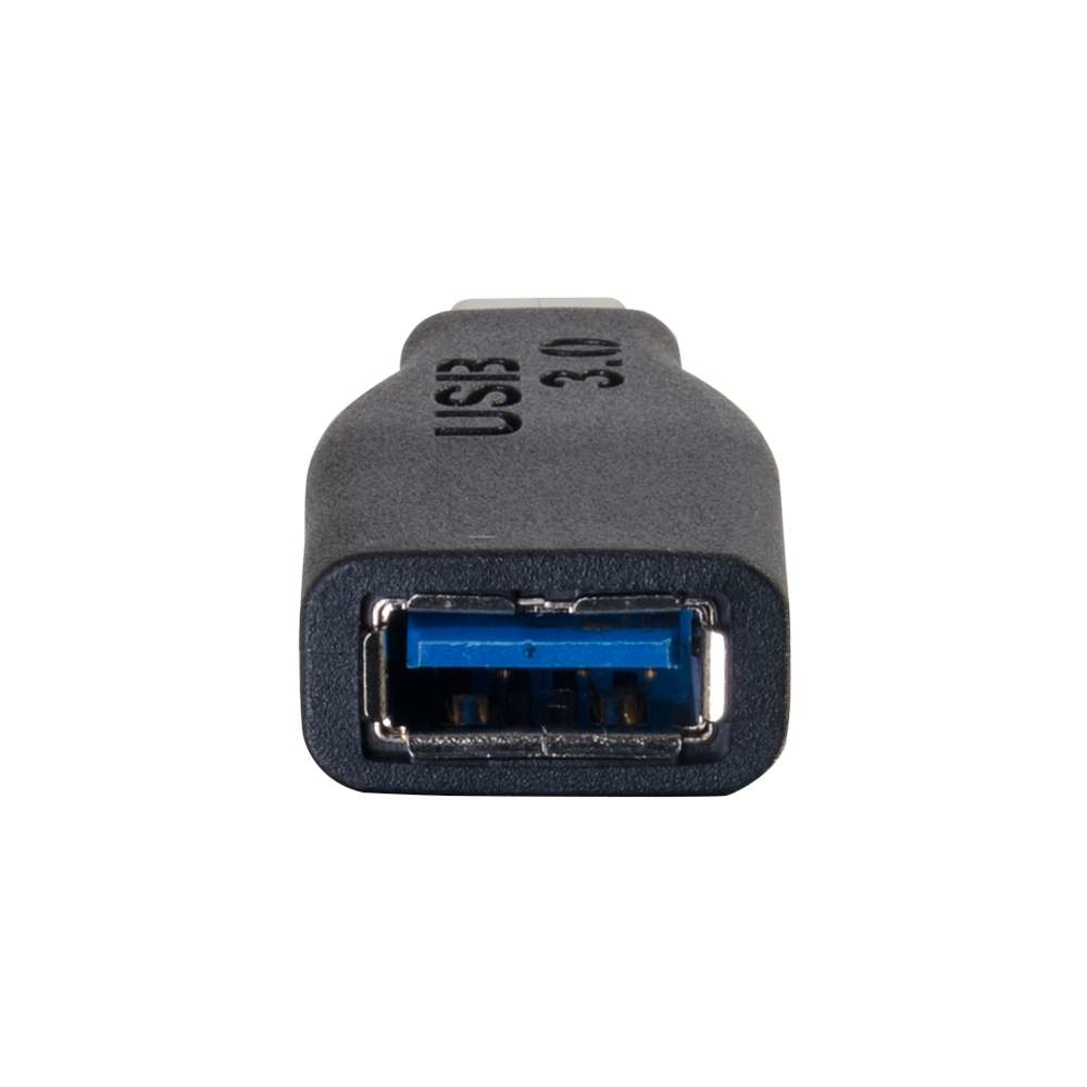 USB 3.0 (USB 3.1 Gen 1) USB-C to USB-A Adapter Converter M/F - Black
