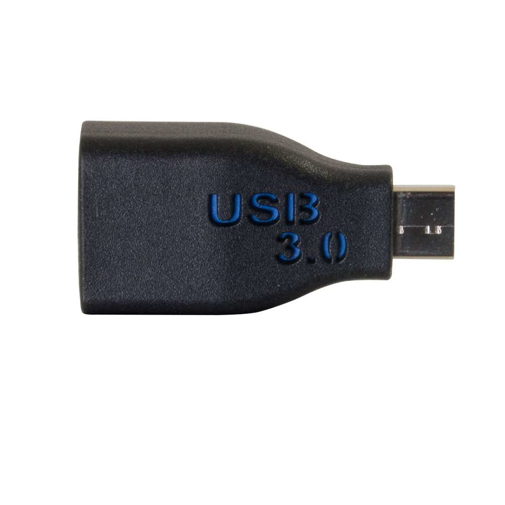USB 3.0 (USB 3.1 Gen 1) USB-C to USB-A Adapter Converter M/F - Black
