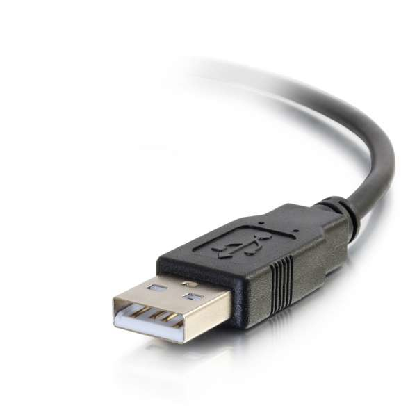 USB 2.0 USB-C to USB-A Cable M/M - Black 3.5m