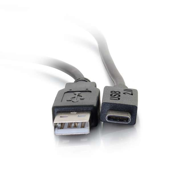 USB 2.0 USB-C to USB-A Cable M/M - Black 3.5m