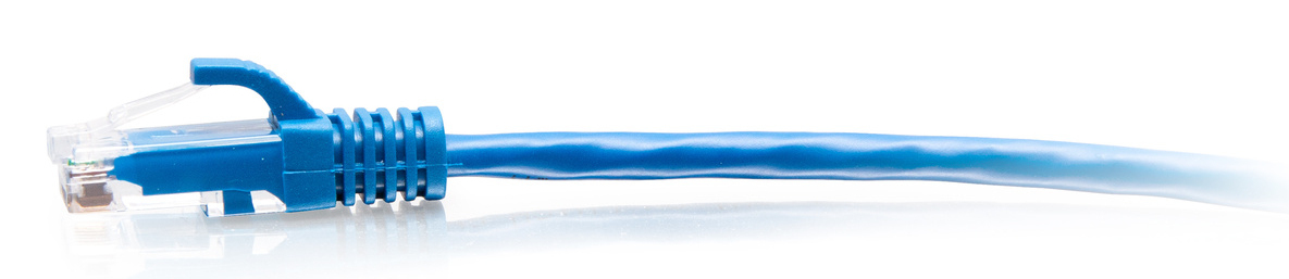 Patch cable Slim - CAT6a - UTP - Snagless - 30cm - Blue