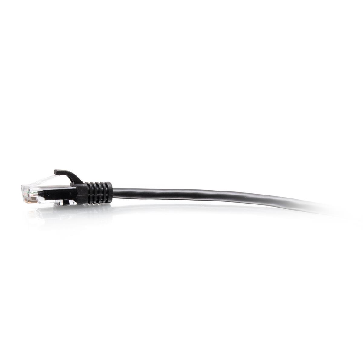 Patch cable Slim - CAT6a - UTP - Snagless - 2.5m - Black