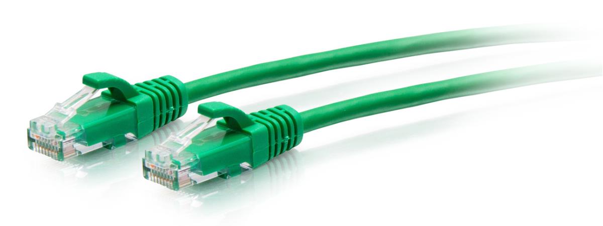 Patch cable Slim - CAT6a - UTP - Snagless - 30cm - Green