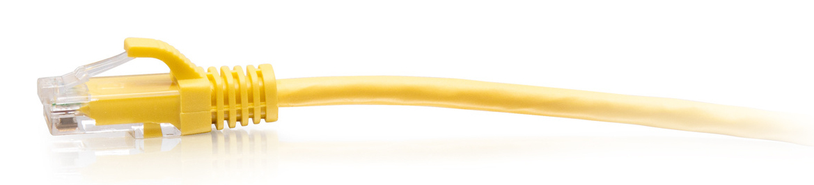 Patch cable Slim - CAT6a - UTP - Snagless - 1.5m - Yellow