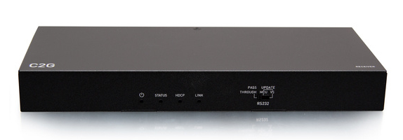 HDMI HDBaseT + 3.5mm, USB-B to A, and RS232 over Cat Extender Box Transmitter to Box Receiver - 4K 60Hz (C2G31013)