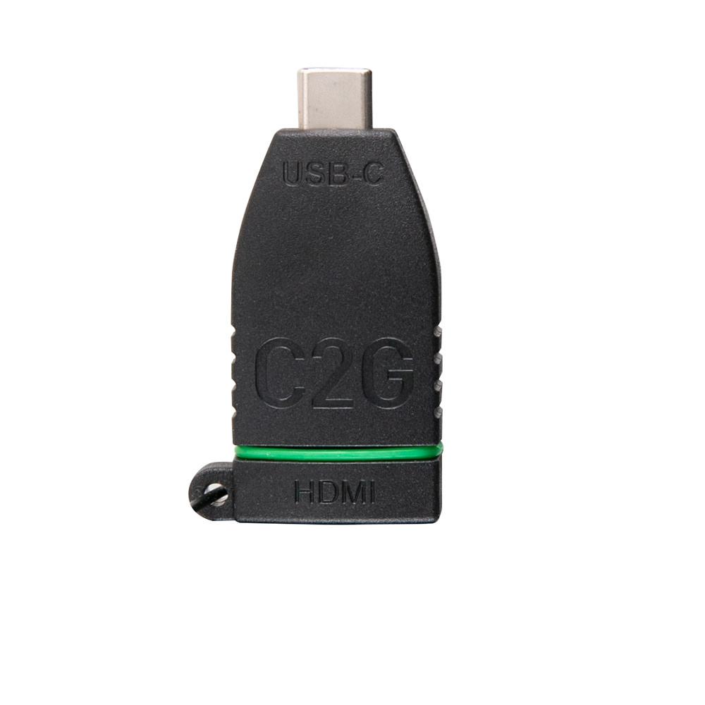 Universal 4K HDMI Adapter Ring with Color Coded Mini DisplayPort, DisplayPort, and USB-C