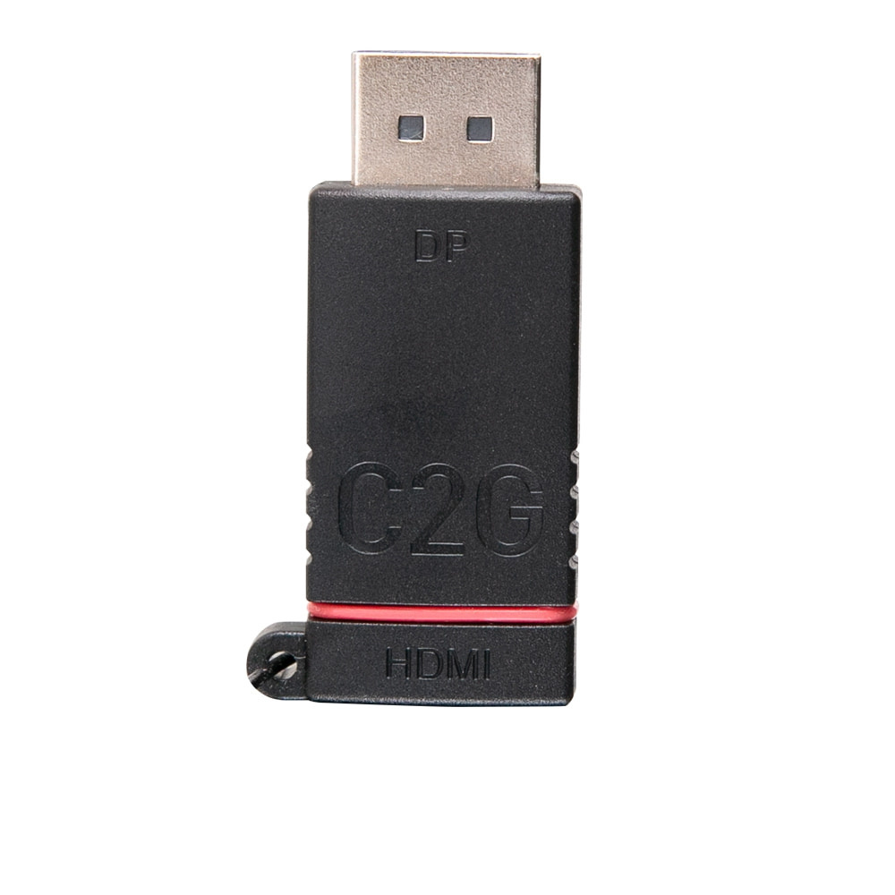Universal 4K HDMI Adapter Ring with Color Coded Mini DisplayPort, DisplayPort, and USB-C