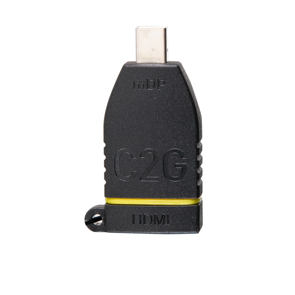 Universal 4K HDMI Adapter Ring with Color Coded Mini DisplayPort, DisplayPort, and USB-C