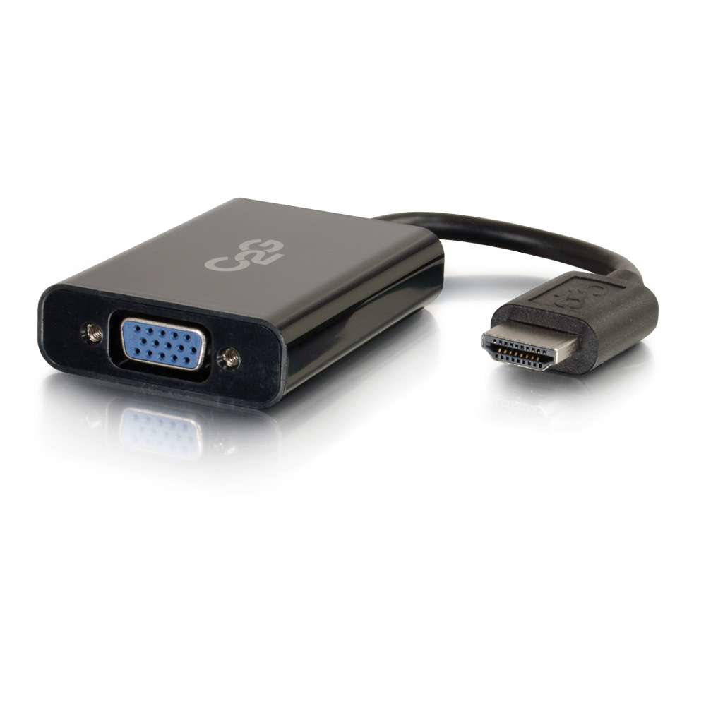 Adapter Converter Dongle - HDMI Male to VGA and Stereo Audio Female