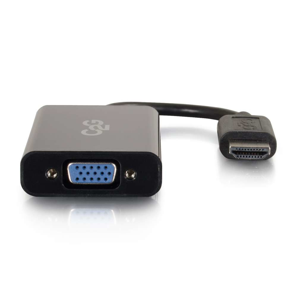 Adapter Converter Dongle - HDMI Male to VGA and Stereo Audio Female